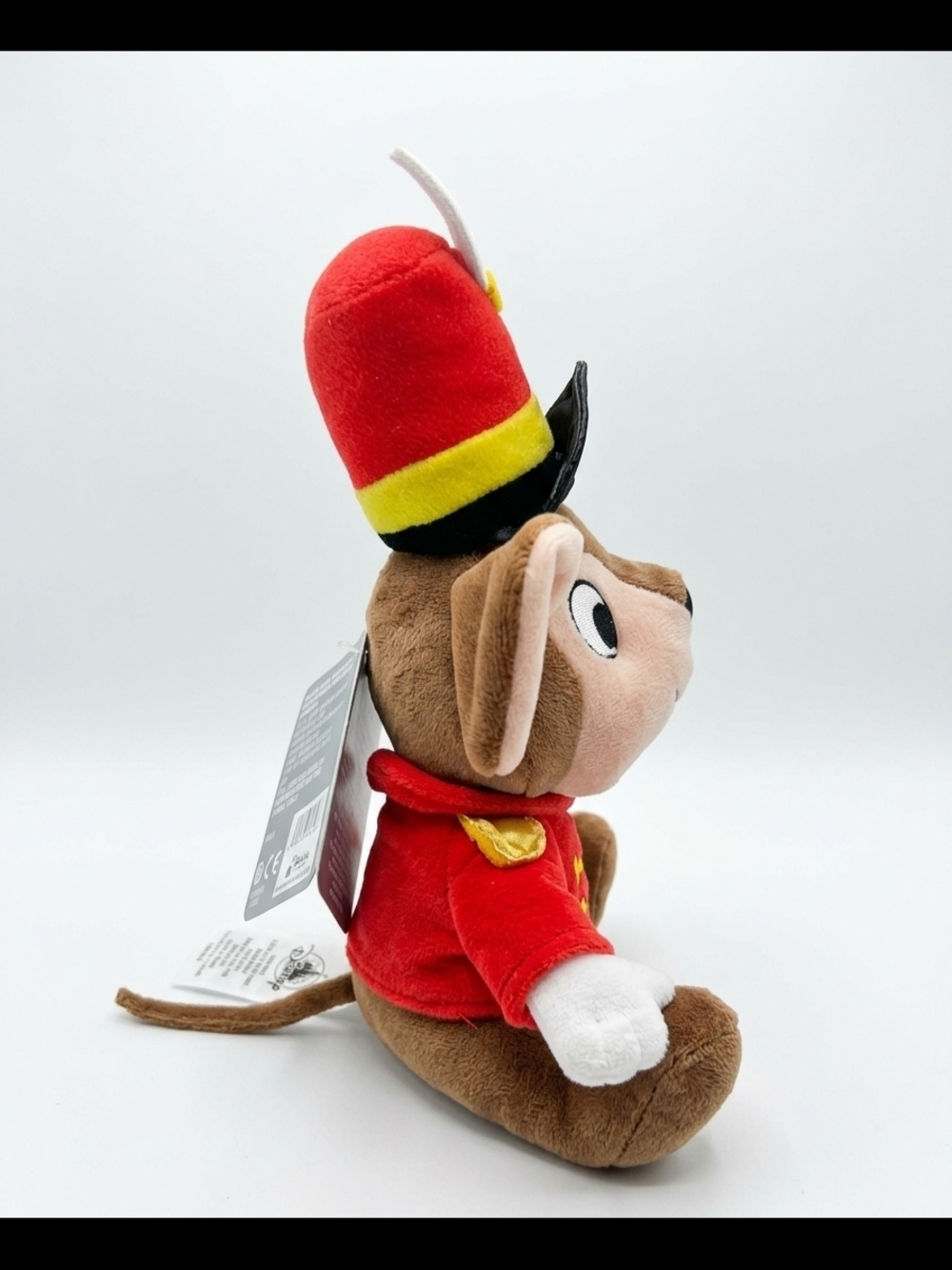 Disney Parks Authentic Original Dumbo Timothy Q Mouse Ringmaster 8” Plush - Picture 2 of 5